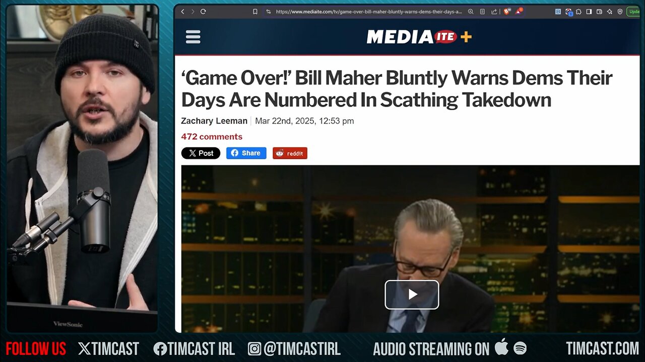 Bill Maher Says GAME OVER For Democrats, Deportation & Out Migration STRIPS Democrat House Seats