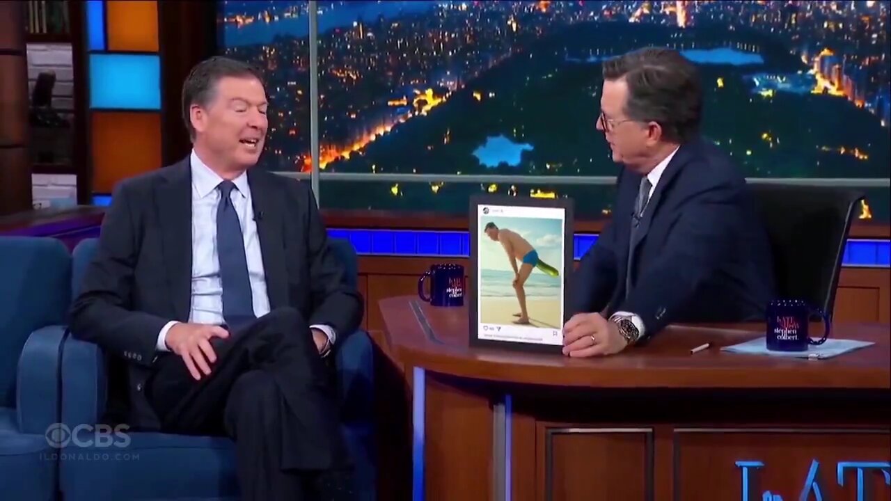 RETARDED LURCH JAMES COMEY GETS PICKLED 🥒 IN STEPHEN COLBERT AI CURBSTOMP