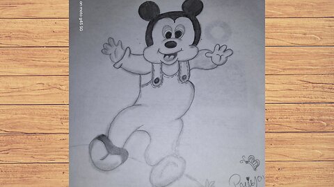cute Mickey mouse drawing#draw #drawing