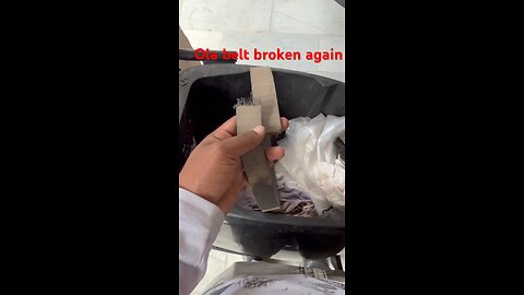 Ola belt broke again worst experience don't purchase olaev 🥵 #ola #electric #vehicles #scooter