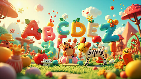 "A to Z Alphabet Learning | Fun 3D ABC Video for Kids!"