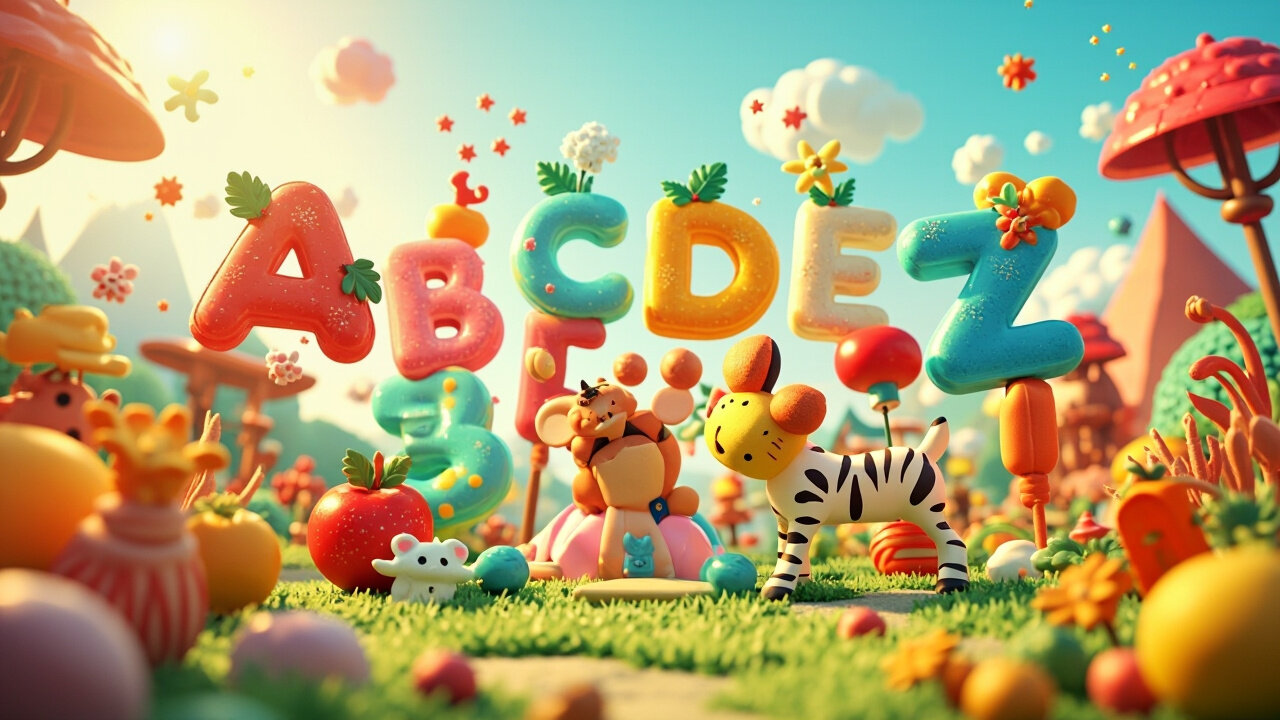 "A to Z Alphabet Learning | Fun 3D ABC Video for Kids!"