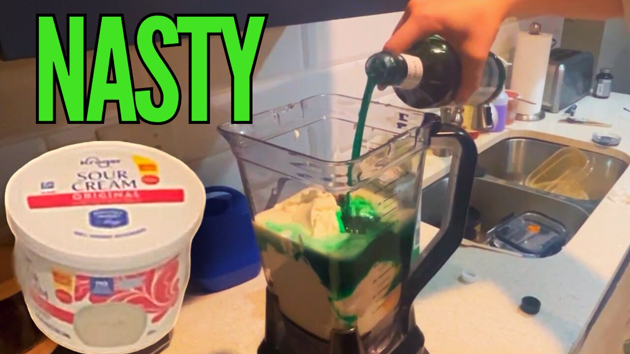 NASTY Homemade Shamrock Shake - ManicWithAPlanic