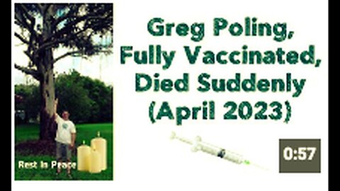 "Fully Vaccinated Greg Poling Passes Away Suddenly in April 2023"