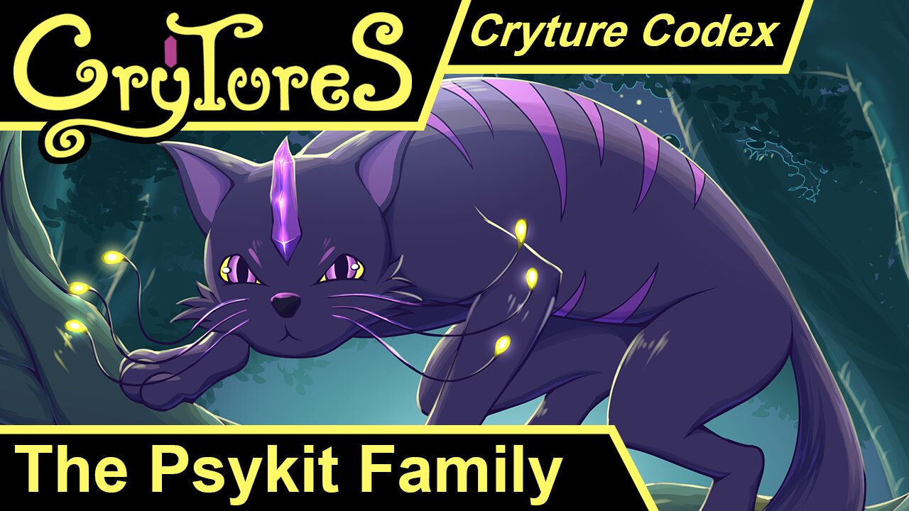 Cryture Codex - The Psykit Family | Monster-Collecting TTRPG
