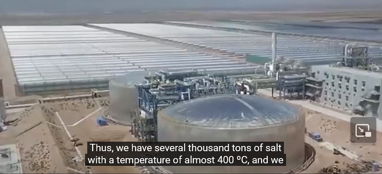 64 Solar na kno3 molten powerstation