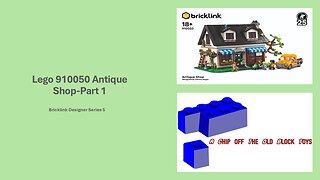 Building Antique Shop Lego 910050 Set-Part 1