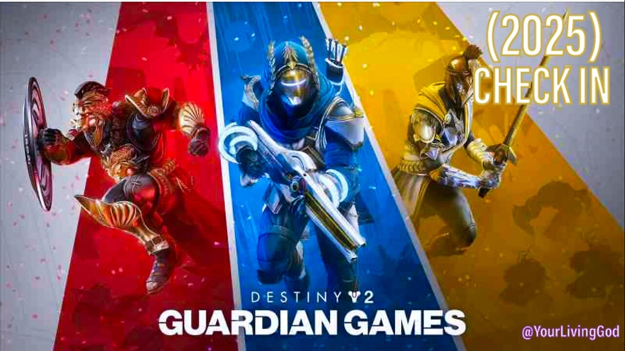 Destiny 2 PS5 : 2025 Guardian Olympics Check In LIVE