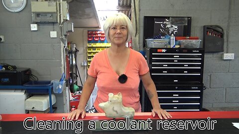 Coolant reservoir cleaning