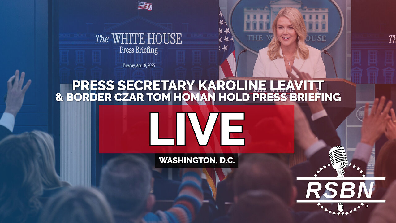 LIVE REPLAY: Press Secretary Karoline Leavitt and Border Czar Tom Homan Hold Press Briefing - 4/28/25