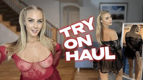 See-Through lingerie | try on Fishnet lingerie | 4K Transparent Try on Haul