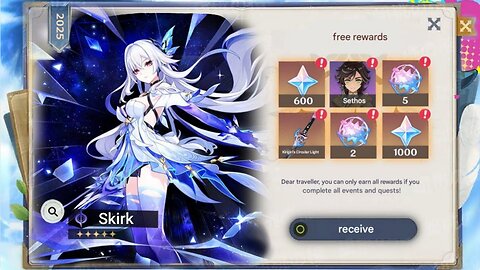 GET THESE FREE REWARDS IN VERSION.1 5.7- FREE CHARACTER, SKINS & MORE! (Genshin impact)