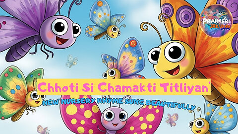 Chhoti Si Chamakti Titli | 'NEW' Nursery Rhyme Sung Beautifully