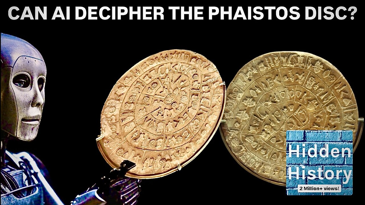 Using Artificial Intelligence and Egyptian hieroglyphics to decipher the Minoan Phaistos Disc