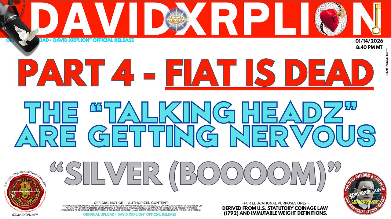 DavidXRPLion: SILVER (BOOOOM) PART 4 - You Are Being Lied Too! Must Watch Trump News