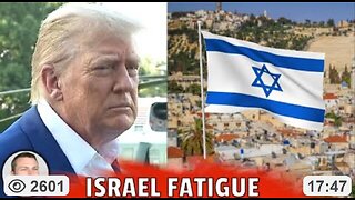 TRUMP HAS ISRAEL FATIGUE! STUNNING REBUKE OF "OUR GREATEST ALLY"