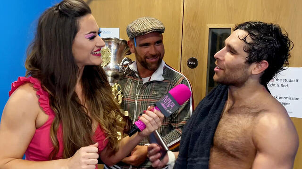 Noam Dar and Sha Samuels invite Nina Samuels out to celebrate: March 31, 2022 @wwefree