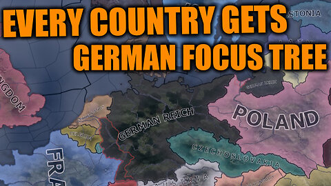 What if Everyone had Germany Focus Tree in WW2 - HOI4 Timelapse