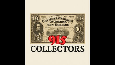1864 Confederate 5 and 10 Dollar Bills. #915collectors #banknotes #numista #collection