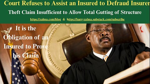 Court Refuses to Assist an Insured to Defraud Insurer