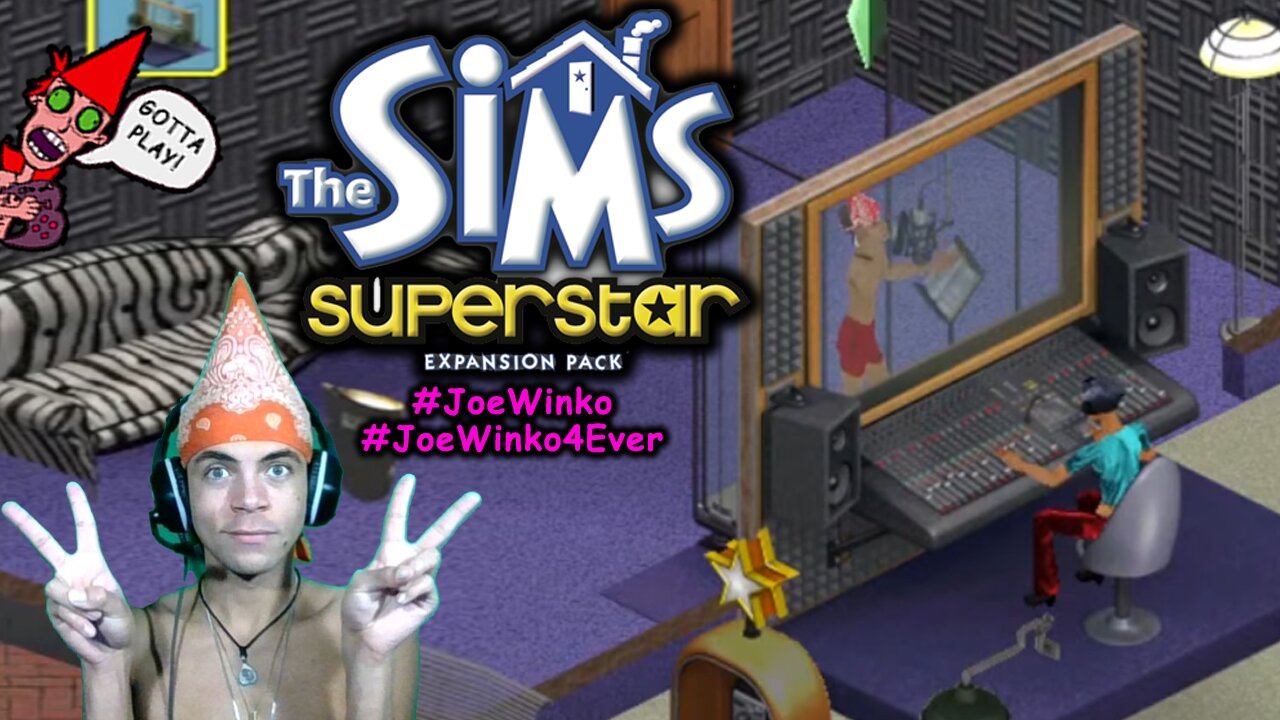 Getting Joe Winko Famous - Sims 1 Livestream (Jan 23rd 2022) - Joe Winko