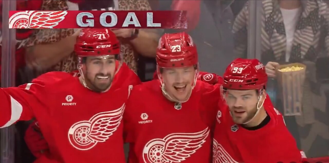 Red Wings Report - goal compilation from 2-1 win over BOS
