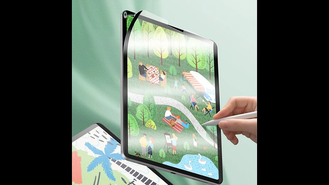 Detachable Magnetic PaperTouch Screen Protector for iPad
