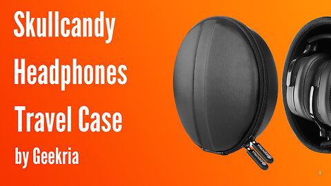 Skullcandy Over-Ear Headphones Travel Case, Hard Shell Headset Carrying Case | Geekria