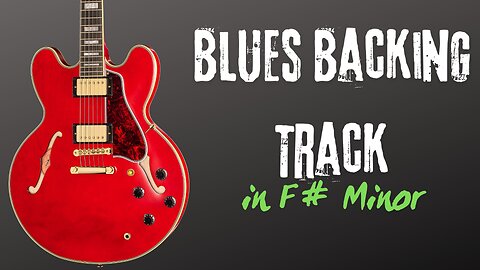 Blues Shuffle Jam in F# Minor | 130 BPM | Backing Track Mania