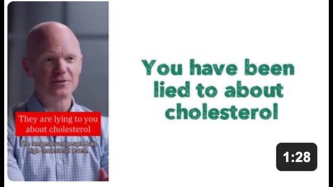 You have been lied to about cholesterol.