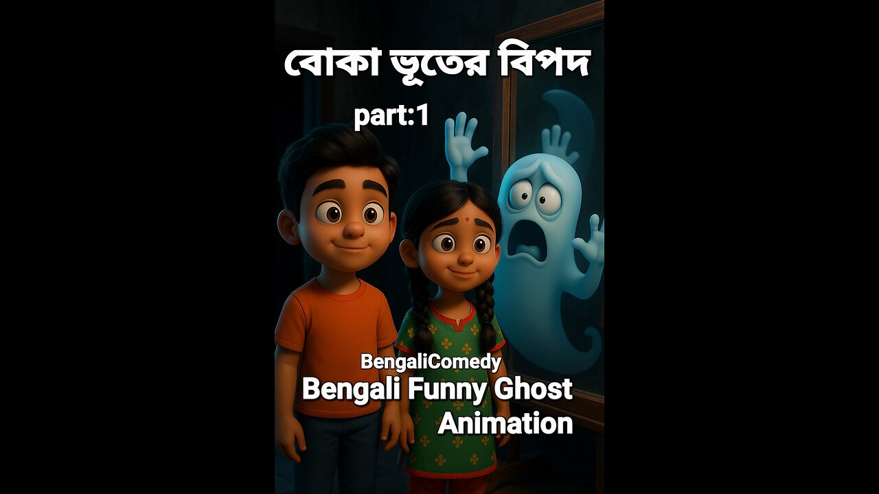 Boka Vooter Bipod | বোকা ভূতের বিপদ | Bengali Funny Ghost| Bangla Cartoon Comedy 2025 |part1