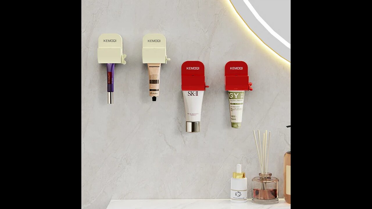 Home Lazy Suction Cup Toothpaste Dispenser