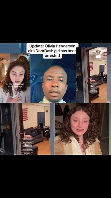 "Doordash girl" Olivia Henderson has been arrested following a recent incident. #viralvideo #japd