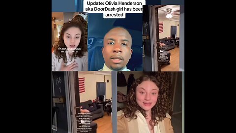 "Doordash girl" Olivia Henderson has been arrested following a recent incident. #viralvideo #japd