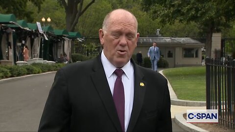 Tom Homan Speaks to Reporters About Plans for New Detention Center