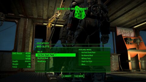 X-01 paint job looks good (Fallout 4)