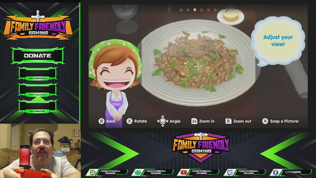 Cooking Mama Cookstar Vegeterian Mushroom Stroganoff