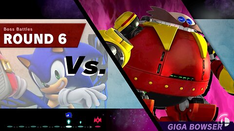 Doom Sonic (With Shadow Animations/Effects) vs SSBU Classic Mode Quickie [CRASH] -By ArxMax987