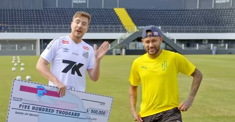 Beat Neymar, Win $500,000 by Mr. BEAST !!
