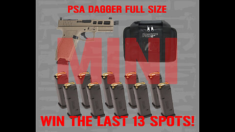 PSA Dagger Full Size MINI #1 FOR THE LAST 13 SPOTS IN THE MAIN WEBINAR