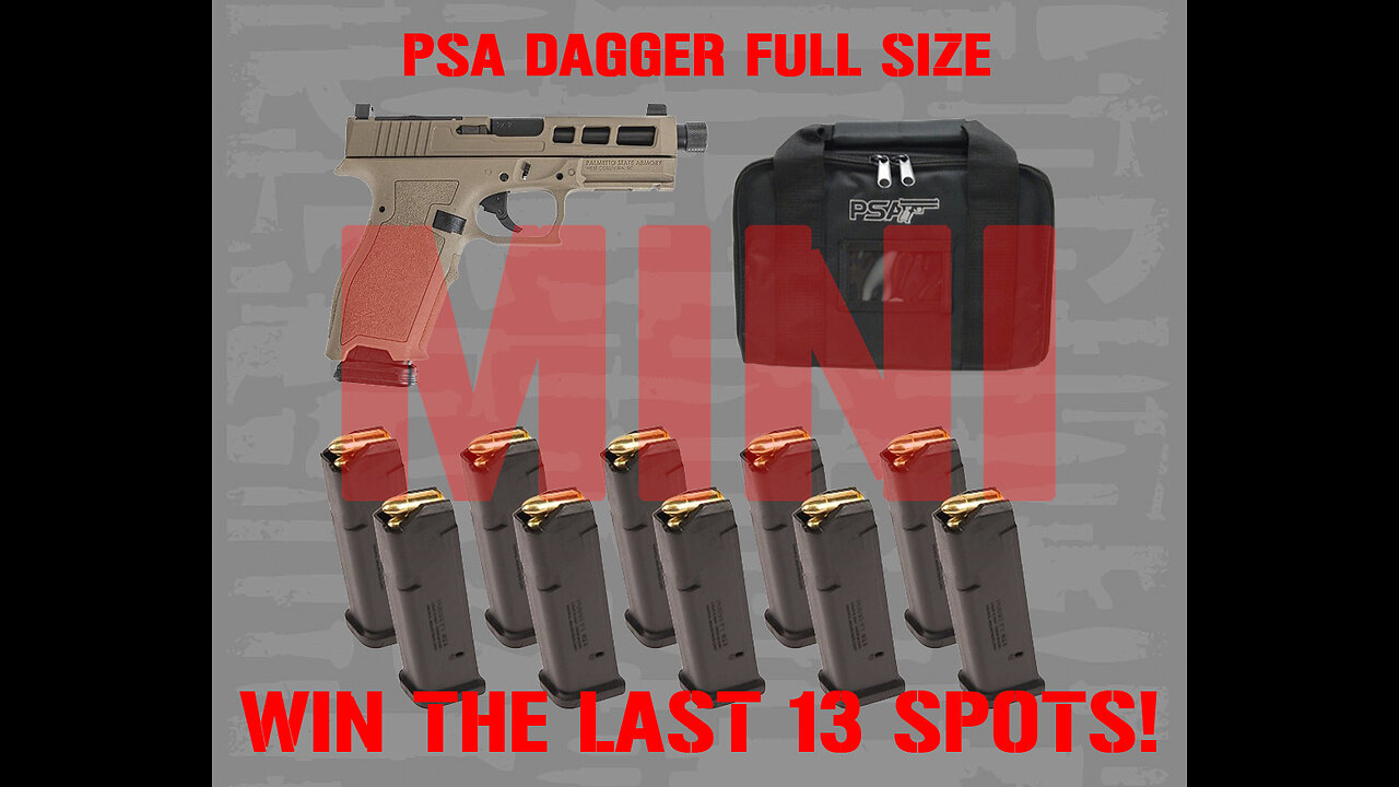 PSA Dagger Full Size MINI #1 FOR THE LAST 13 SPOTS IN THE MAIN WEBINAR