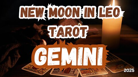 Gemini ♊️ - Speak your Shine! New Moon 🌚 in Leo Tarot Reading #tarot #gemini #tarotary