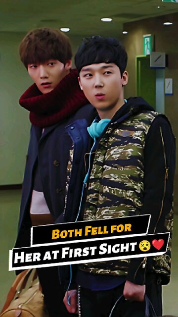 Both Fell for Her at First Sight 😵❤️ #kdramatowatch #kdramacrush #emergencycouple