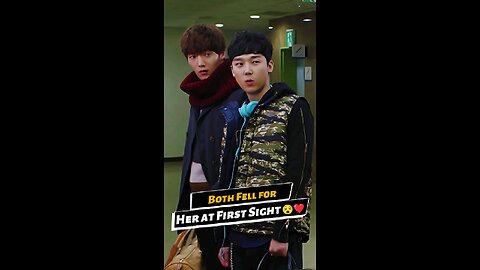 Both Fell for Her at First Sight 😵❤️ #kdramatowatch #kdramacrush #emergencycouple