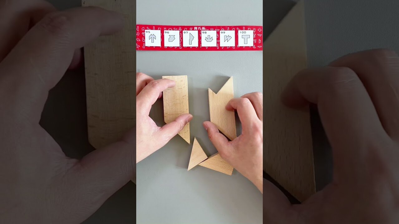 Can you build a letter T with four parts#puzzles