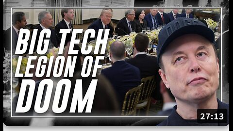 BIG TECH LEGION OF DOOM SURROUNDED TRUMP AT THE WHITE HOUSE LAST NIGHT!!! Elon Musk Was Invited, But Decided Not To Go- Learn Why In This Critical Report! 1:30:44
