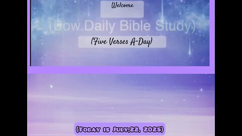 (Bow Daily Bible Reading) Leviticus 4:5,To 10 (KJV) July 22,2025.