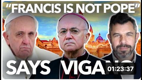"Vigano Claims Francis is Not Pope, Labels Him Antipope - Dr. Taylor Marshall #1104"