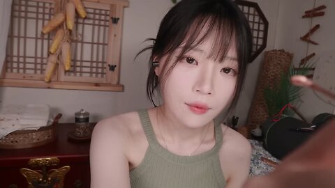 Clean your ears at quiet country house on a late summer night