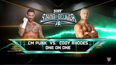 WWE 2k25 CM Punk vs Cody Rhodes